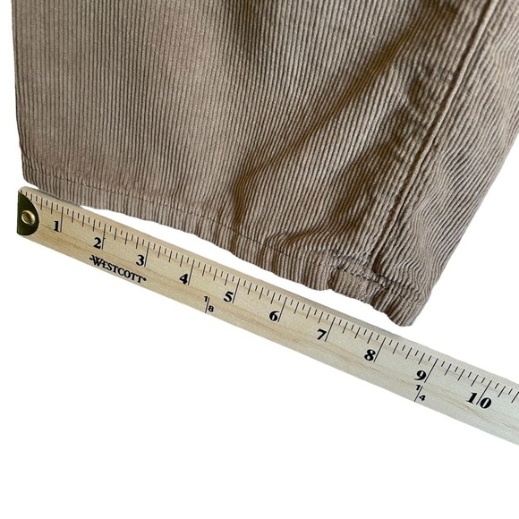 Re/Done 70s Loose Flare Corduroy Pant in Washed Khaki Size 29 New with Tags - Picture 13 of 16